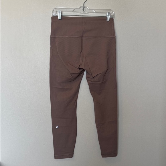 Lululemon Ribbed Brown/Tan Leggings - Picture 4 of 7